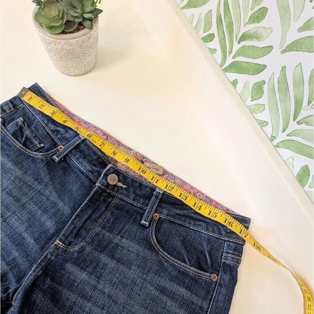 Paige Denim Cut Off Jean Shorts 28 Denim Y2K Coastal Anericana Summer Beachy